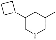 Piperidine, 3-(1-azetidinyl)-5-methyl- Structure