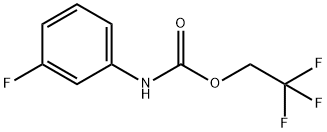 Carbamic acid, (3-fluorophenyl)-, 2,2,2-trifluoroethyl ester (9CI) Structure