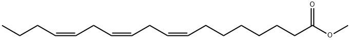 8,11,14-Octadecatrienoic acid, methyl ester, (Z,Z,Z)- (8CI,9CI) Structure