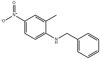 Benzenemethanamine, N-(2-methyl-4-nitrophenyl)- 구조식 이미지