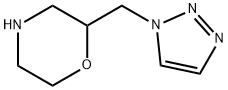 Morpholine, 2-(1H-1,2,3-triazol-1-ylmethyl)- 구조식 이미지