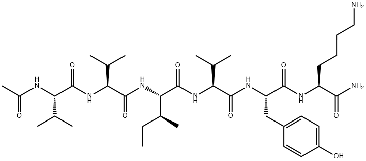 Acetyl-PHF6QV amide Structure