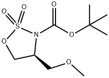 tert-butyl (4S)-4-(methoxymethyl)-2,2-dioxo-oxathiazolidine-3-carboxylate Structure