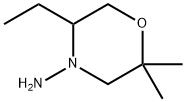 4-Morpholinamine, 5-ethyl-2,2-dimethyl Structure