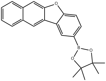 Benzo[b]naphtho[2,3-d]furan, 2-(4,4,5,5-tetramethyl-1,3,2-dioxaborolan-2-yl)- Structure