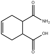 1,2,3,6-tetrahydrophthalamic acid 구조식 이미지