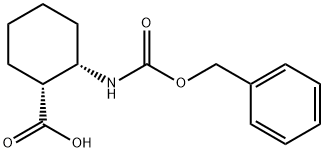 Cyclohexanecarboxylic acid, 2-[[(phenylmethoxy)carbonyl]amino]-, (1R,2S)- Structure