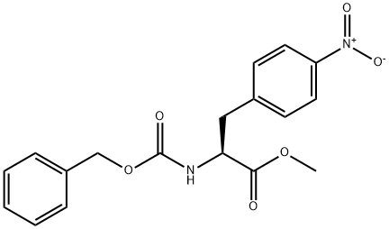 methyl (S)-2-(((benzyloxy)carbonyl) amino)- 3-(4-nitrophenyl) propanoate Structure