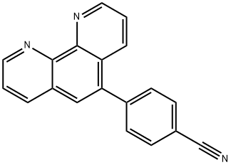 4-(1,10-phenanthrolin-5-yl)benzonitrile Structure