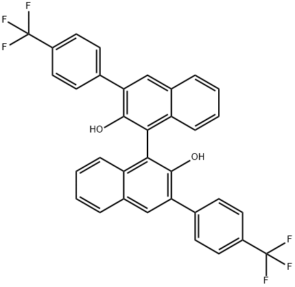 [1,1'-Binaphthalene]-2,2'-diol, 3,3'-bis[4-(trifluoromethyl)phenyl]- 구조식 이미지