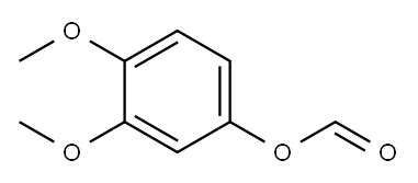 Phenol, 3,4-dimethoxy-, 1-formate Structure