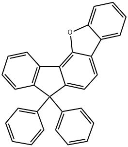 7H-Benzo[b]fluoreno[3,4-d]furan, 7,7-diphenyl- Structure