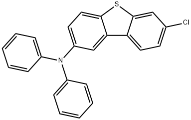 2-Dibenzothiophenamine, 7-chloro-N,N-diphenyl- Structure