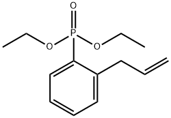 Phosphonic acid, P-[2-(2-propen-1-yl)phenyl]-, diethyl ester Structure