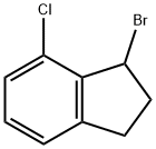 1H-Indene, 1-bromo-7-chloro-2,3-dihydro- Structure