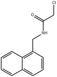 Acetamide, 2-chloro-N-(1-naphthalenylmethyl)- Structure