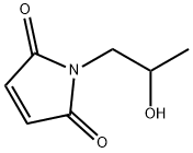 1-(2-hydroxypropyl)-2,5-dihydro-1H-pyrrole-2,5-dione Structure