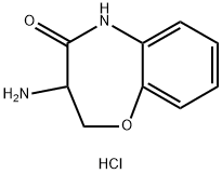 7-Amino-6,7-dihydro-9H-5-oxa-9-aza-benzocyclohepten-8-one hydrochloride Structure