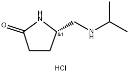 (5S)-5-{[(propan-2-yl)amino]methyl}pyrrolidin-2-one hydrochloride Structure