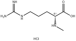 D-Arginine, N2-methyl-, hydrochloride (1:1) Structure