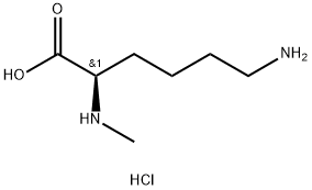 D-Lysine, N2-methyl-, hydrochloride (1:1) Structure