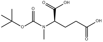 Boc-N-Me-D-Glu-OH Structure