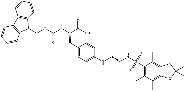2044711-01-3 FMoc-D-(4,( Pbf)-guanido)Phe-OH