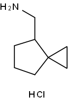 spiro[2.4]heptan-4-ylmethanamine hydrochloride 구조식 이미지