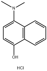 4-(Dimethylamino)-1-naphthol hydrochloride Structure
