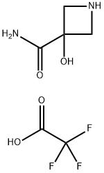 3-hydroxyazetidine-3-carboxamide trifluoroacetic acid 구조식 이미지