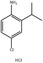 4-chloro-2-(propan-2-yl)aniline hydrochloride Structure