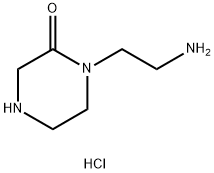 1-(2-aminoethyl)piperazin-2-one dihydrochloride 구조식 이미지