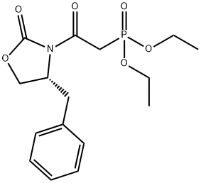 (R)-diethyl (2-(4-benzyl-2-oxooxazolidin-3-yl)-2-oxoethyl)phosphonate(WXC06591) 구조식 이미지