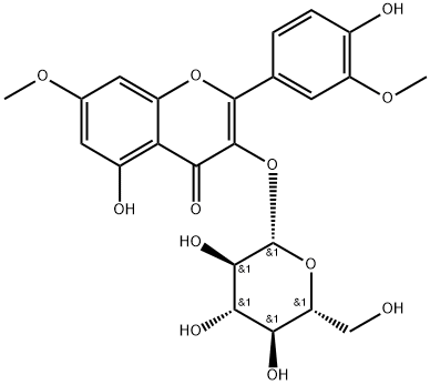 rhamnazin-3-O-b-D-glucoside Structure