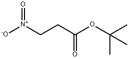 Propanoic acid, 3-nitro-, 1,1-dimethylethyl ester Structure