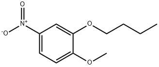 Benzene, 2-butoxy-1-methoxy-4-nitro- Structure