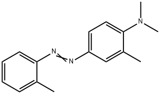 Benzenamine, N,N,2-trimethyl-4-[2-(2-methylphenyl)diazenyl]- Structure