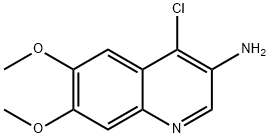 3-Quinolinamine, 4-chloro-6,7-dimethoxy- Structure