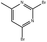 Pyrimidine, 2,4-dibromo-6-methyl- 구조식 이미지