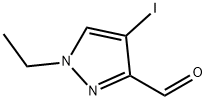 1-ethyl-4-iodo-1H-pyrazole-3-carbaldehyde Structure