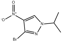 3-bromo-1-isopropyl-4-nitro-1H-pyrazole Structure