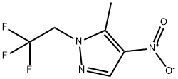 5-methyl-4-nitro-1-(2,2,2-trifluoroethyl)-1H-pyrazole Structure