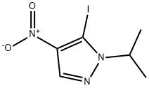 5-iodo-1-isopropyl-4-nitro-1H-pyrazole Structure