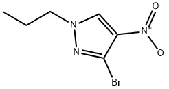 3-bromo-4-nitro-1-propyl-1H-pyrazole Structure