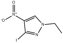 1-ethyl-3-iodo-4-nitro-1H-pyrazole Structure