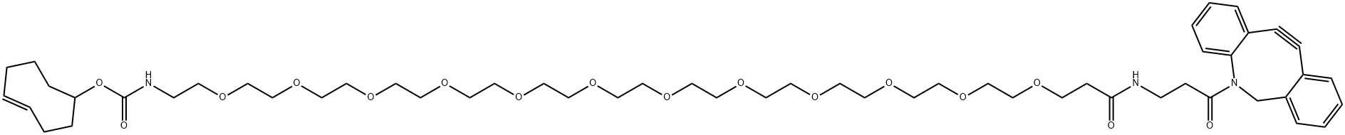 TCO-PEG12-DBCO Structure