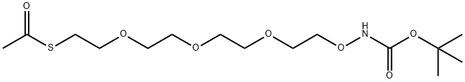 t-Boc-Aminooxy-PEG3-S-Ac 구조식 이미지