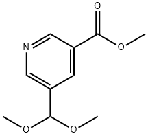 Methyl 5-(dimethoxymethyl)pyridine-3-carboxylate 구조식 이미지