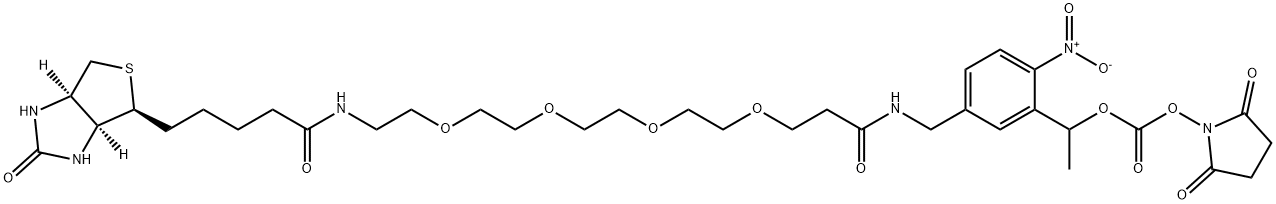 PC-Biotin-PEG4-NHS carbonate Structure