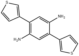 2,5-di(thiophen-3-yl)benzene-1,4-diamine Structure